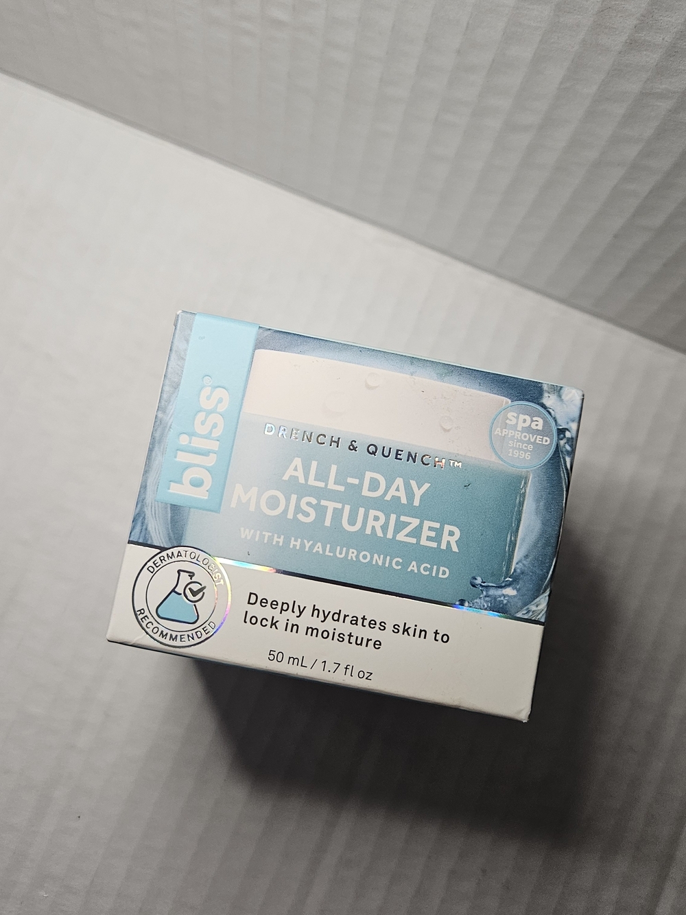 bliss All-Day Moisturizer Hydrating Cream Hyaluronic Acid